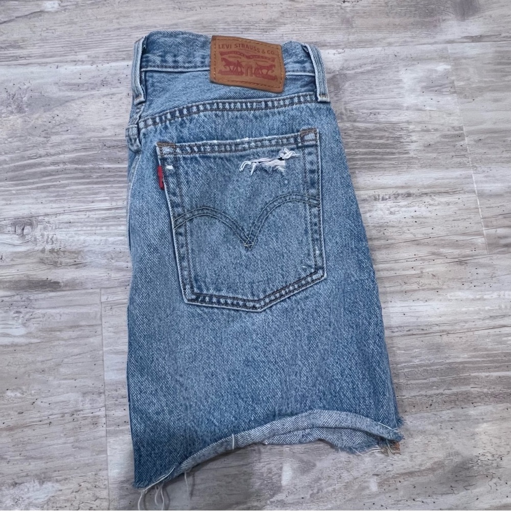 Levi's Blue Denim Mini Skirt